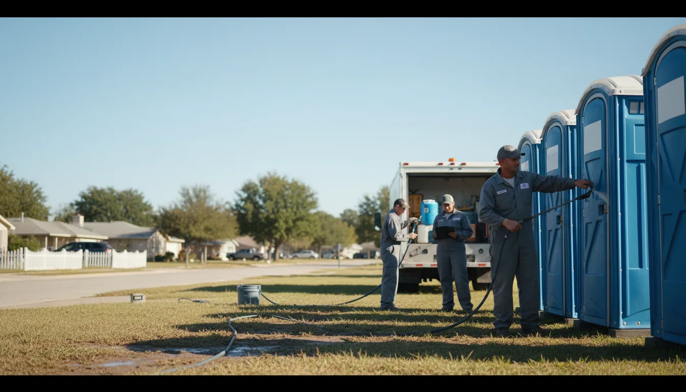 Long-Term Portable Toilet Rental in Rayne, LA near me